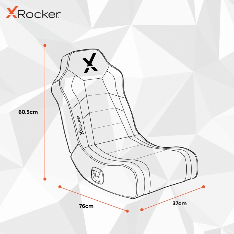 X Rocker Orbit eSports 2.0 Audio Floor Rocker Gaming Chair - Blue 8 X Rocker Orbit eSports 2.0 Audio Floor Rocker Gaming Chair - Blue