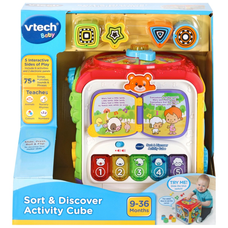 VTech Sort & Discover Activity Cube 3 VTech Sort & Discover Activity Cube
