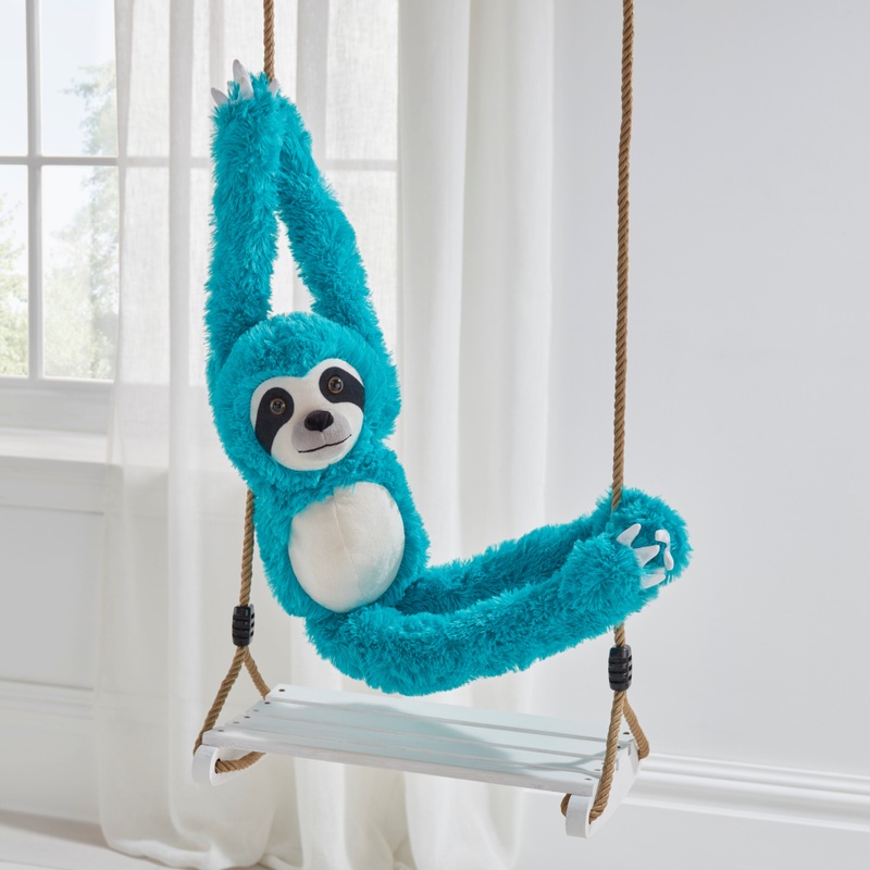 Morgan the Teal Cheeky Hanging Sloth Soft Toy 75cm