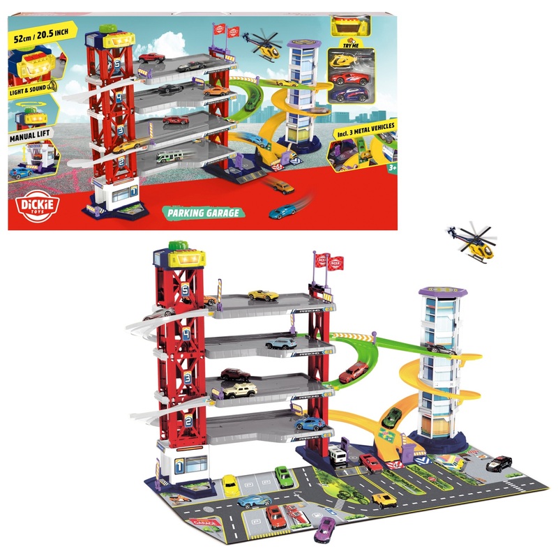 4 Level Parking Garage Playset