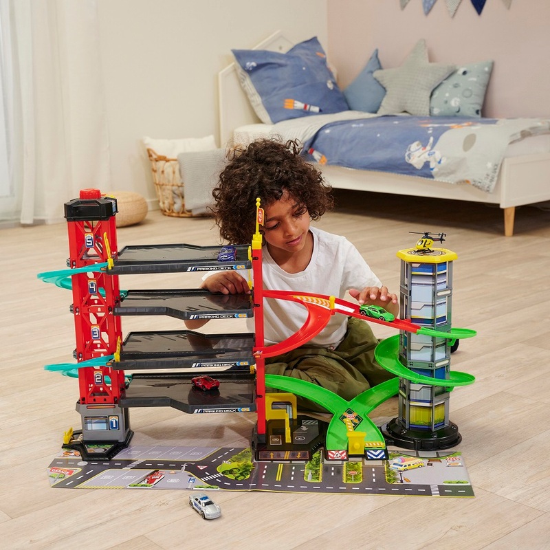 4 Level Parking Garage Playset