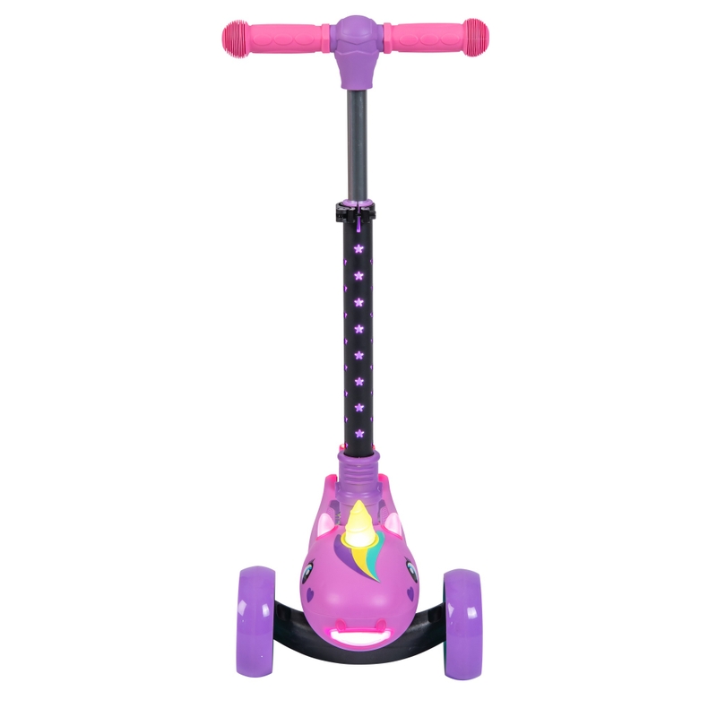 858 Elite Unicorn Light-Up Folding 3 Wheel Scooter 4 858 Elite Unicorn Light-Up Folding 3 Wheel Scooter