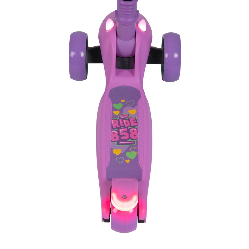 858 Elite Unicorn Light-Up Folding 3 Wheel Scooter 5 858 Elite Unicorn Light-Up Folding 3 Wheel Scooter