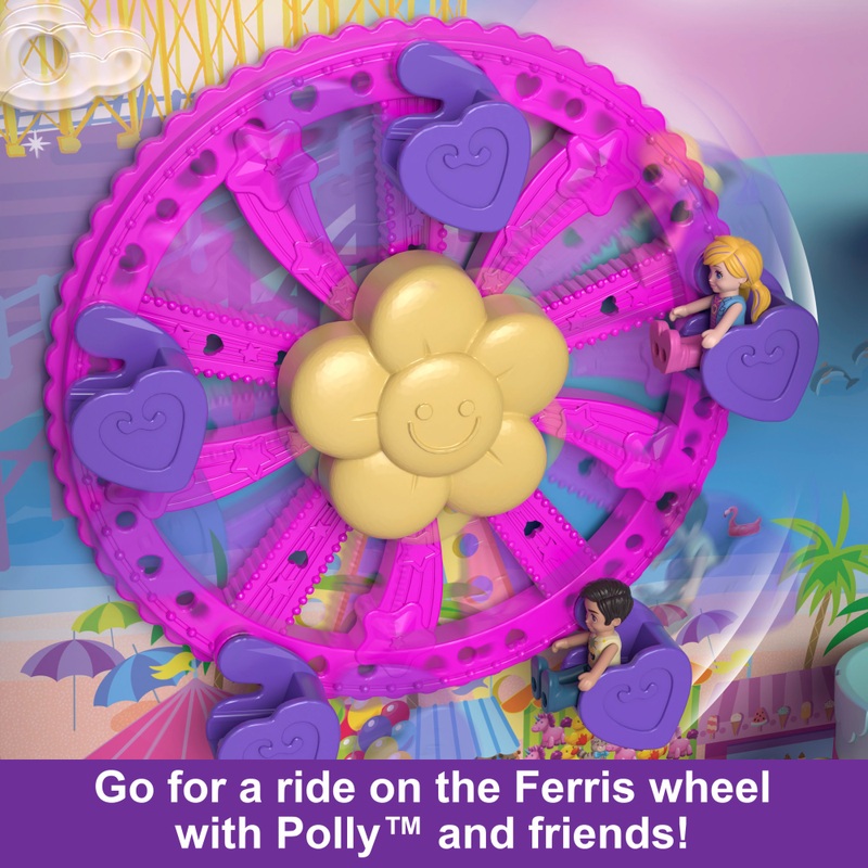 Polly Pocket Pollyville Resort Playset Rolling Suitcase 6 Polly Pocket Pollyville Resort Playset Rolling Suitcase