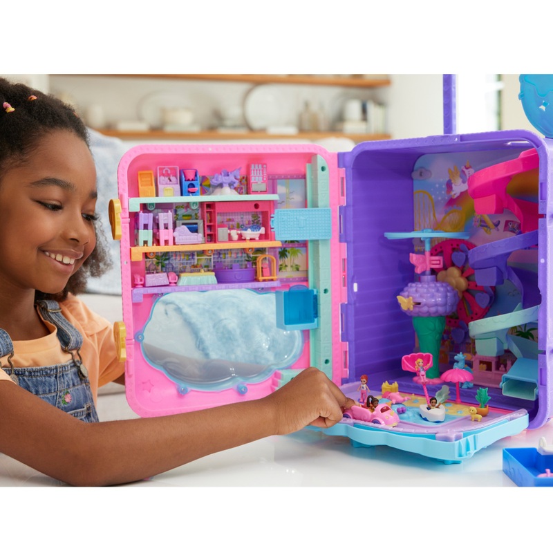 Polly Pocket Pollyville Resort Playset Rolling Suitcase 7 Polly Pocket Pollyville Resort Playset Rolling Suitcase