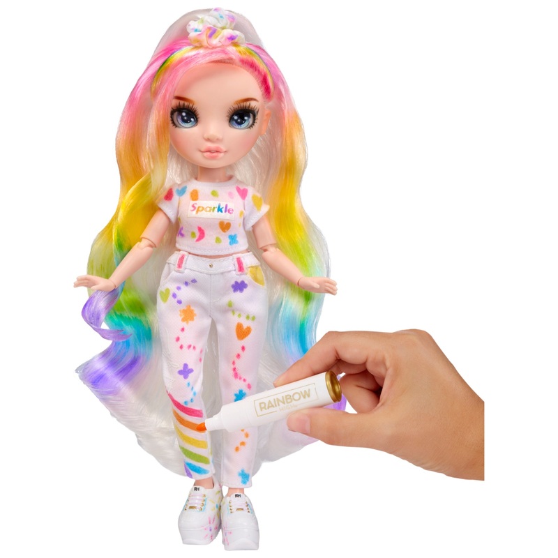 Rainbow High Color & Create Doll DIY Blue Eyes