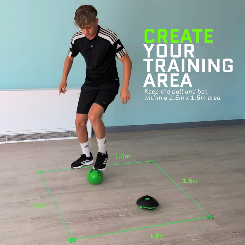 Strikesphere Soccer Bot Size 1 Indoor Football Training Set