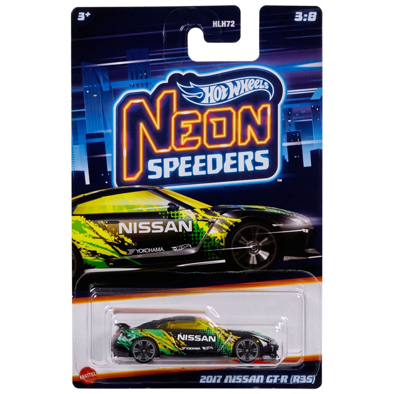 Hot Wheels Neon Speeders 1:64 UV Die-Cast Car Assortment 2 Hot Wheels Neon Speeders 1:64 UV Die-Cast Car Assortment