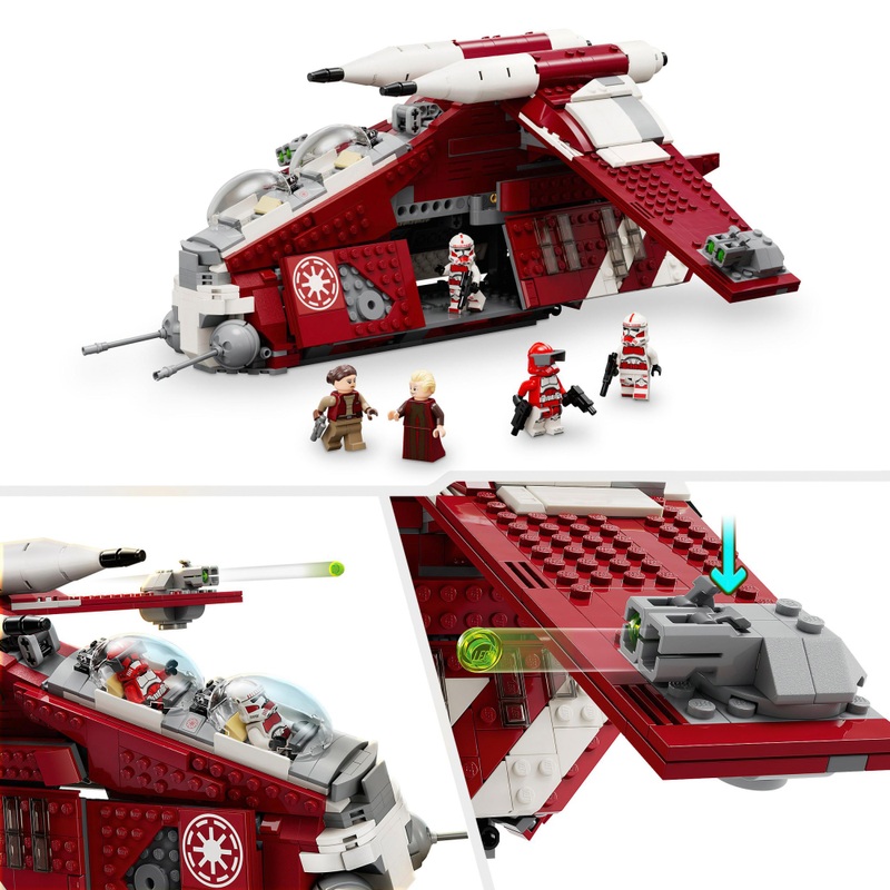 LEGO Star Wars 75354 The Clone Wars Coruscant Guard Gunship Set 3 LEGO Star Wars 75354 The Clone Wars Coruscant Guard Gunship Set