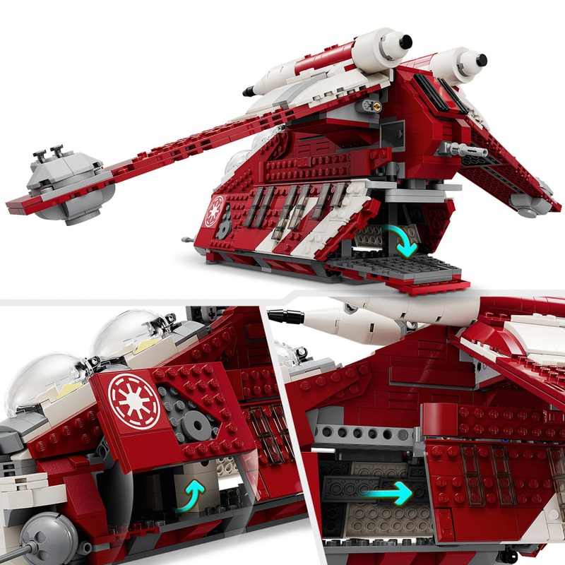 LEGO Star Wars 75354 The Clone Wars Coruscant Guard Gunship Set 4 LEGO Star Wars 75354 The Clone Wars Coruscant Guard Gunship Set