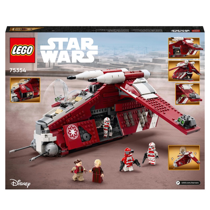 LEGO Star Wars 75354 The Clone Wars Coruscant Guard Gunship Set 8 LEGO Star Wars 75354 The Clone Wars Coruscant Guard Gunship Set