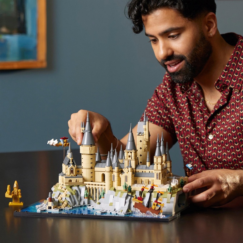 LEGO Harry Potter 76419 Hogwarts Castle and Grounds Set for Adults