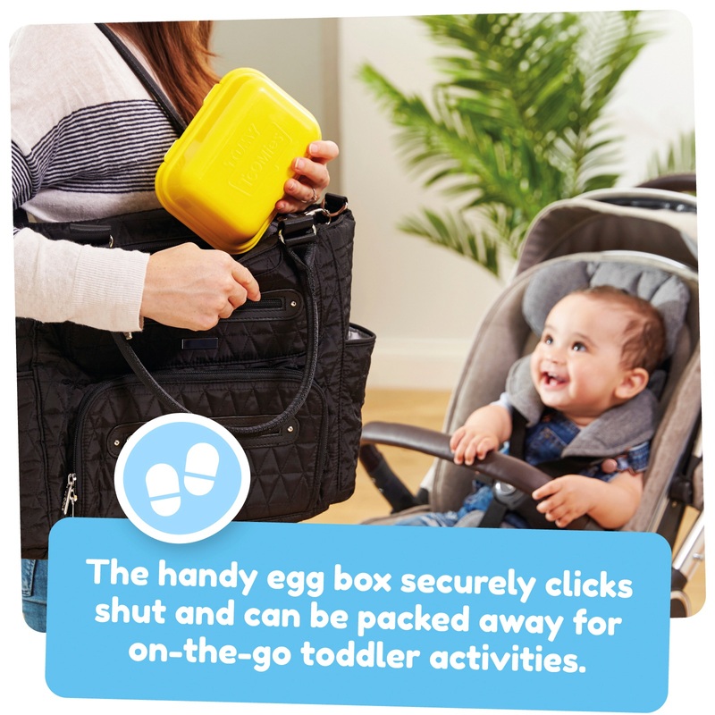 TOMY Toomies Baby Toys Hide & Squeak Eggs Set 4 TOMY Toomies Baby Toys Hide & Squeak Eggs Set