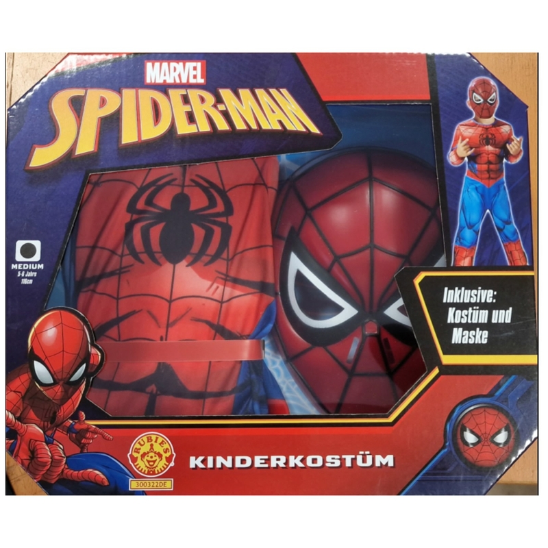 Marvel Spider-Man Costume and Mask Dress-Up Set