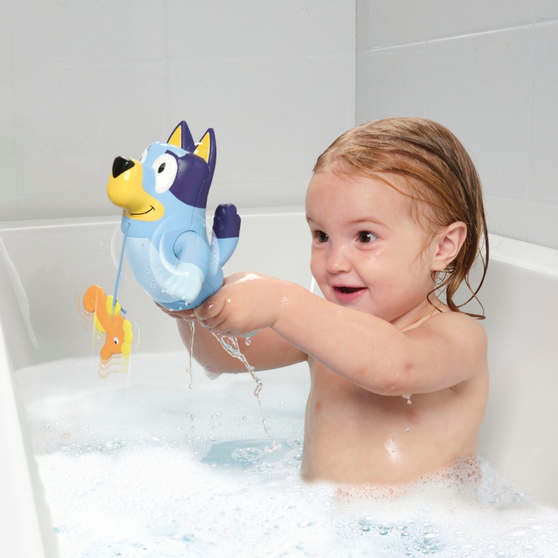 TOMY Toomies Bluey Bath Toy Swimming Bluey