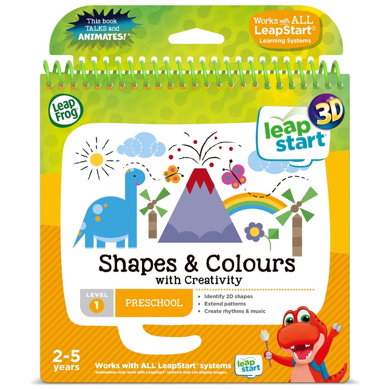 LeapFrog LeapStart 3D Shapes and Colours Interactive Learning Book