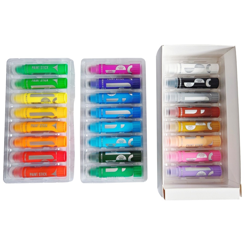 Crafty Co. Water-Based Paint Sticks Set 24 Piece