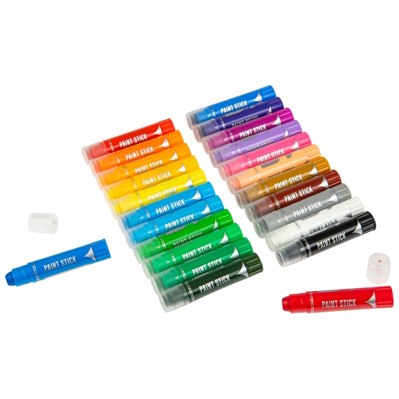 Crafty Co. Water-Based Paint Sticks Set 24 Piece 5 Crafty Co. Water-Based Paint Sticks Set 24 Piece