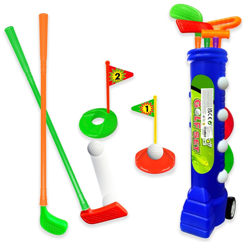 Golf Clubs and Balls Caddy Set 4 Golf Clubs and Balls Caddy Set
