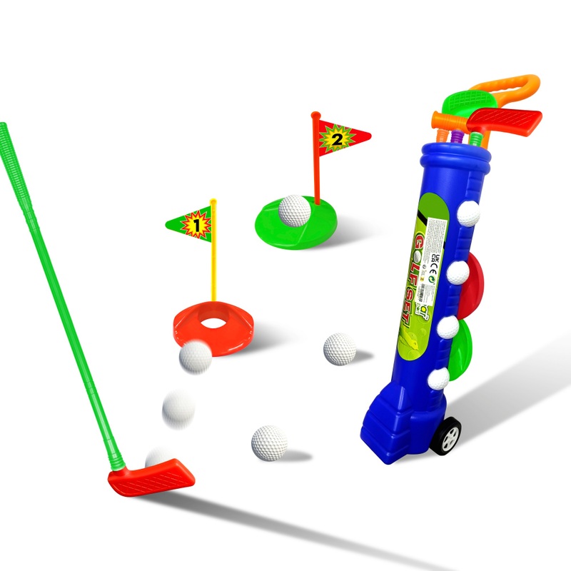 Golf Clubs and Balls Caddy Set 5 Golf Clubs and Balls Caddy Set