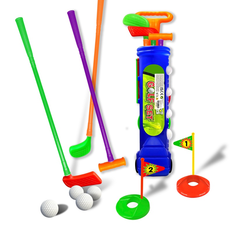 Golf Clubs and Balls Caddy Set 8 Golf Clubs and Balls Caddy Set