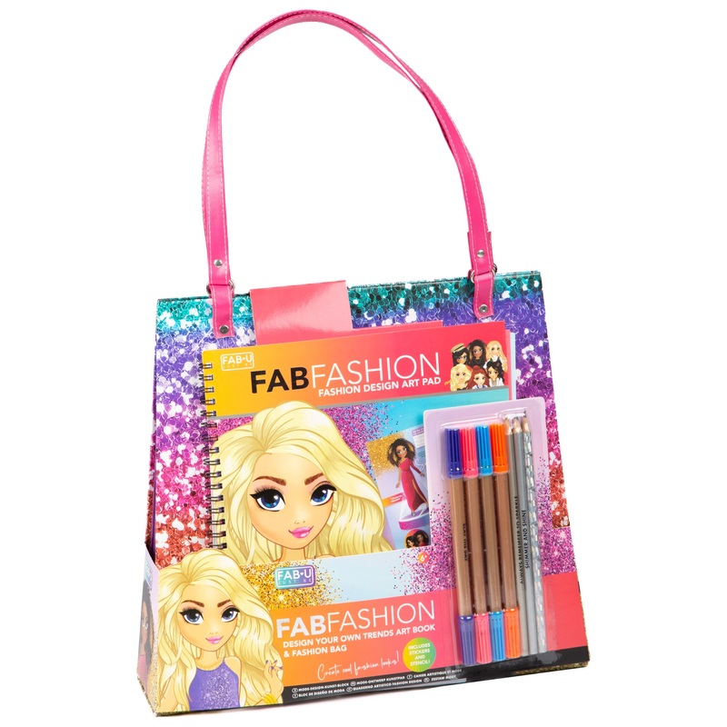 FabFashion Sticker Book Design Portfolio