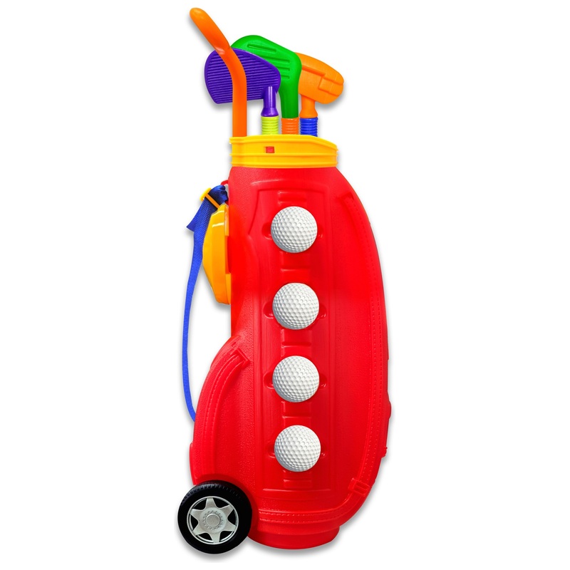 Deluxe Golf Clubs and Balls Caddy Set