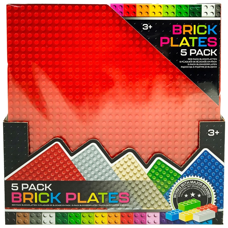 5-Pack 32 x 32 Base Plates for Building Bricks