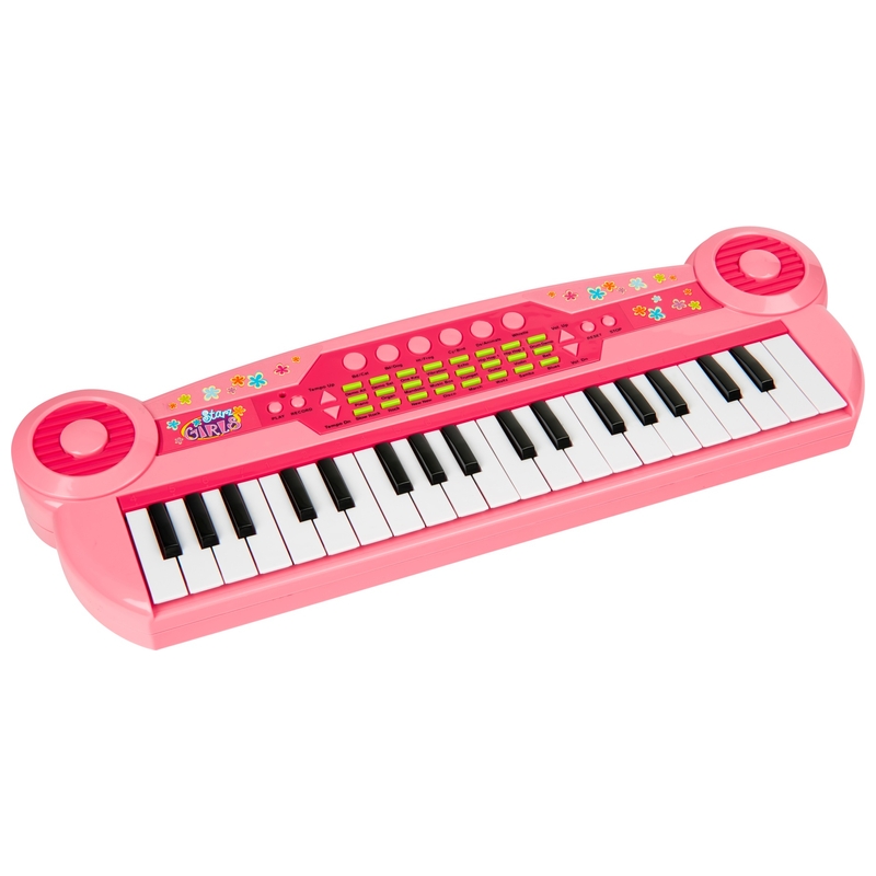 Electronic Piano Keyboard 37 Keys Pink