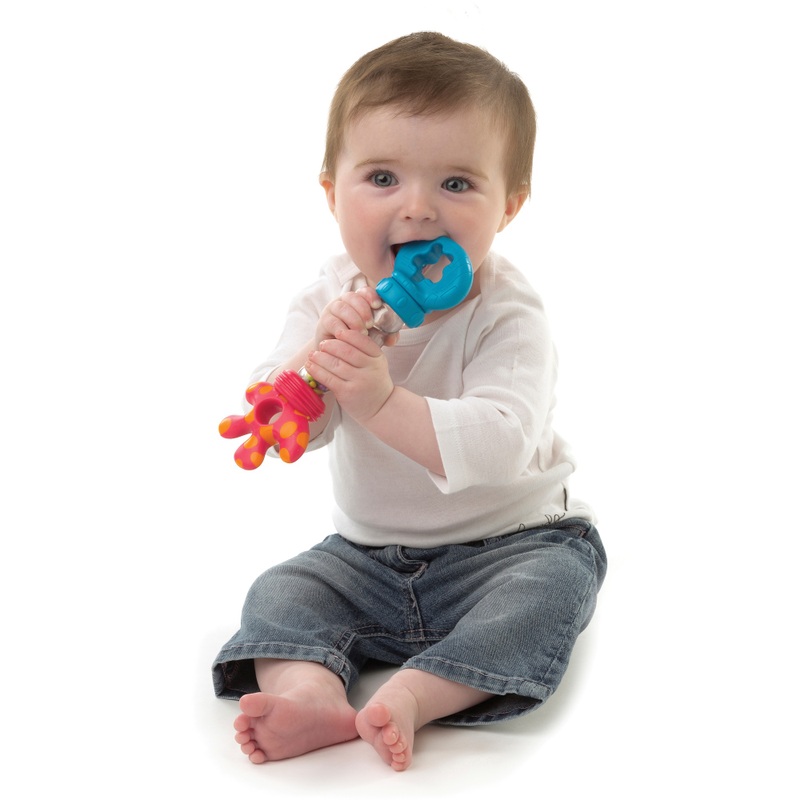Playgro Twist and Chew Activity Teething Toys 4 Pack 4 Playgro Twist and Chew Activity Teething Toys 4 Pack