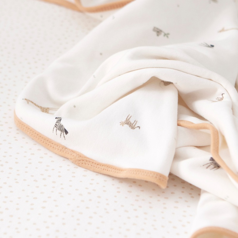 Baby Elegance Crib 4 Piece Bedding Set Safari 90 x 50cm