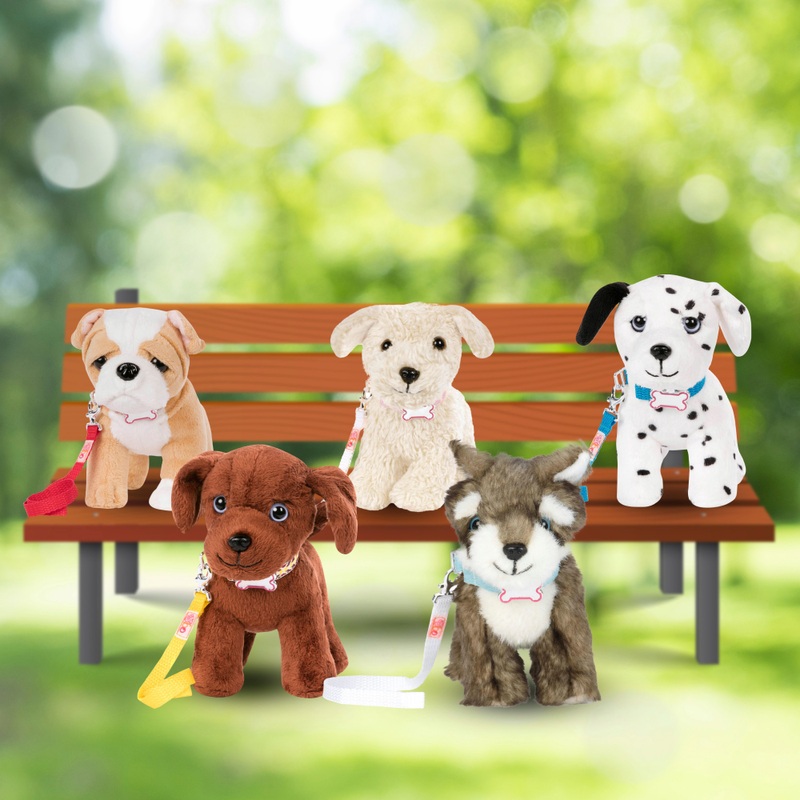 Our Generation Pets Plush Puppy with Accessories 15cm Assortment
