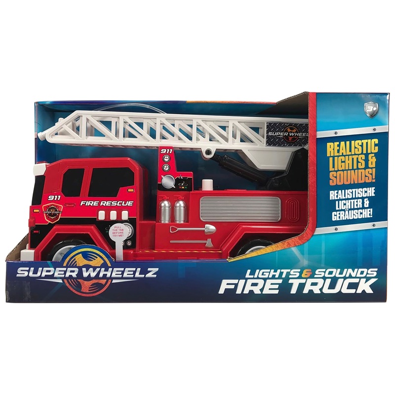 Super Wheelz Lights & Sounds Vehicle Fire Truck 5 Super Wheelz Lights & Sounds Vehicle Fire Truck