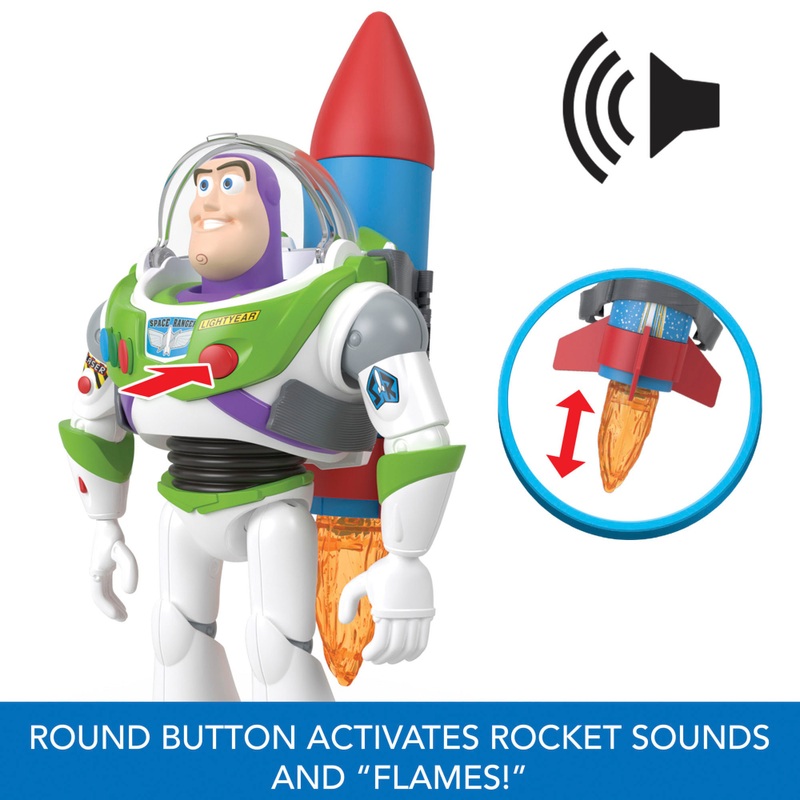 Disney Toy Story Action Figure Buzz Lightyear Rocket Rescue 30cm 2 Disney Toy Story Action Figure Buzz Lightyear Rocket Rescue 30cm