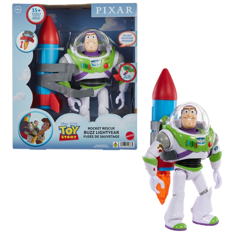 Disney Toy Story Action Figure Buzz Lightyear Rocket Rescue 30cm 8 Disney Toy Story Action Figure Buzz Lightyear Rocket Rescue 30cm