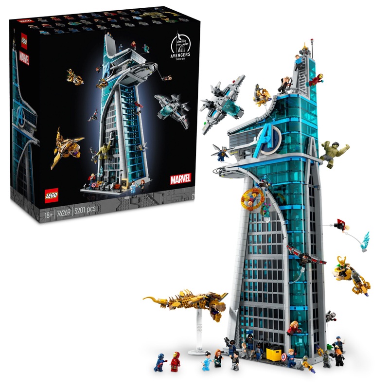 LEGO Marvel 76269 Avengers Tower Set for Adults