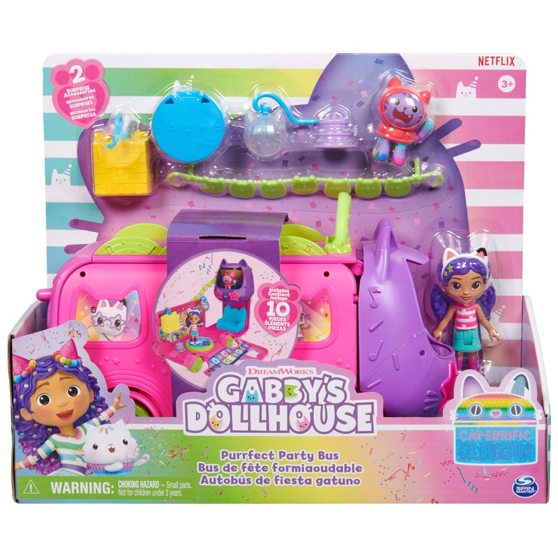 Gabby's Dollhouse Playset Purrfect Party Bus 8 Gabby's Dollhouse Playset Purrfect Party Bus