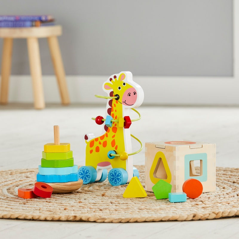 Squirrel Play Wooden Toys 3-in-1 Gift Set