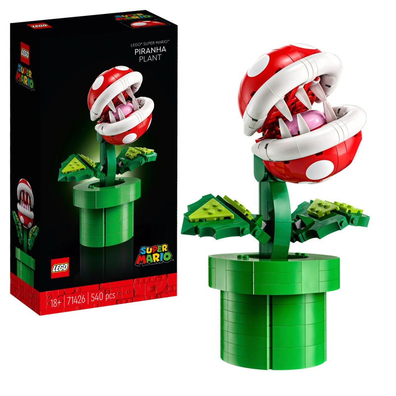 LEGO Super Mario 71426 Piranha Plant Model Set for Adults