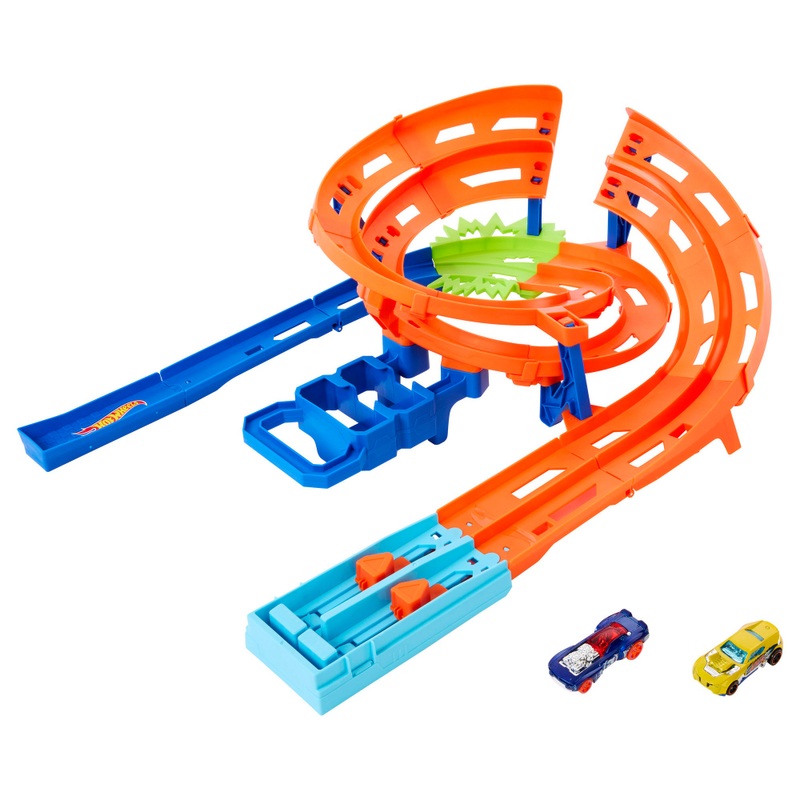 Hot Wheels Let's Race Whip Around Raceway Playset