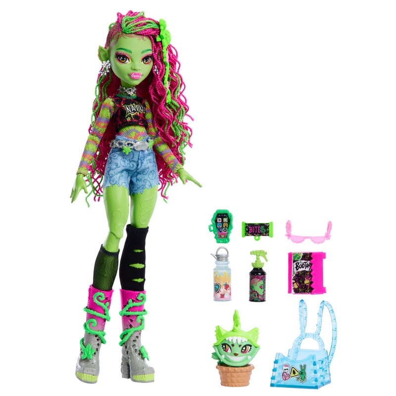 Monster High Doll Venus McFlytrap with Pet