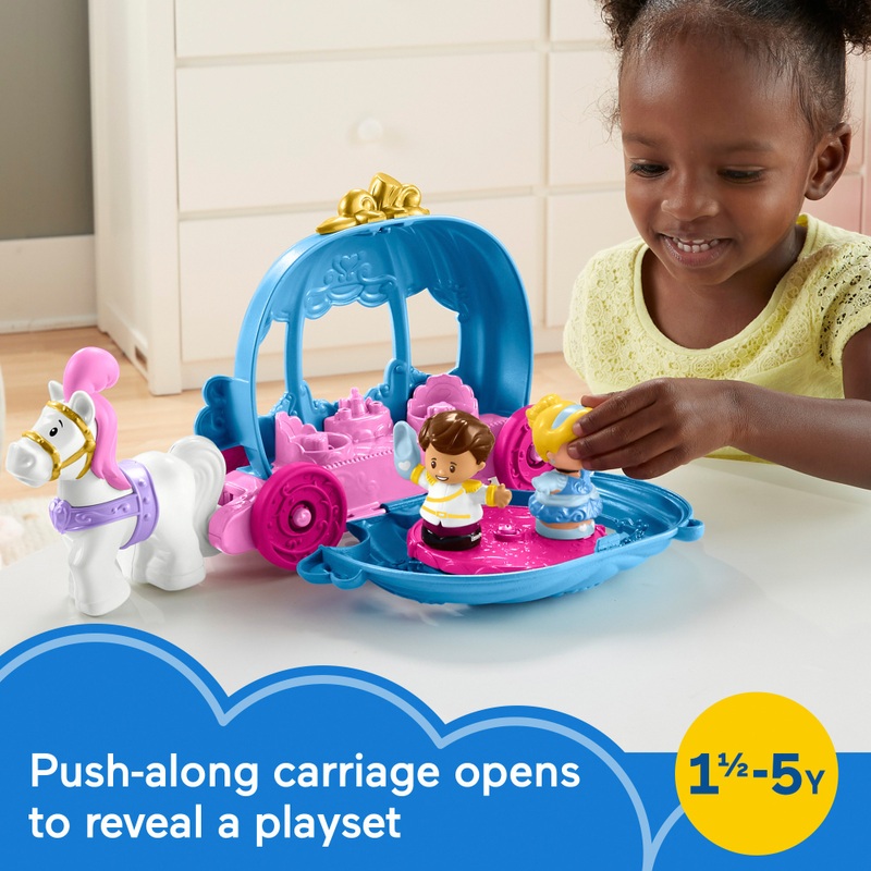 Fisher-Price Little People Disney Princess Playset Cinderella's Dancing Carriage