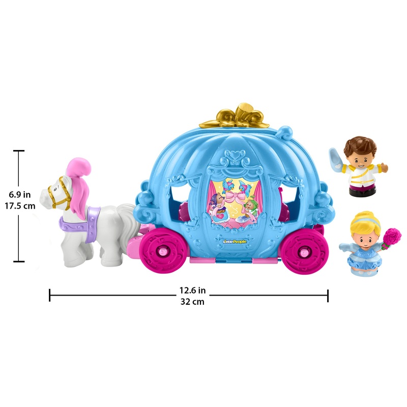Fisher-Price Little People Disney Princess Playset Cinderella's Dancing Carriage 5 Fisher-Price Little People Disney Princess Playset Cinderella's Dancing Carriage