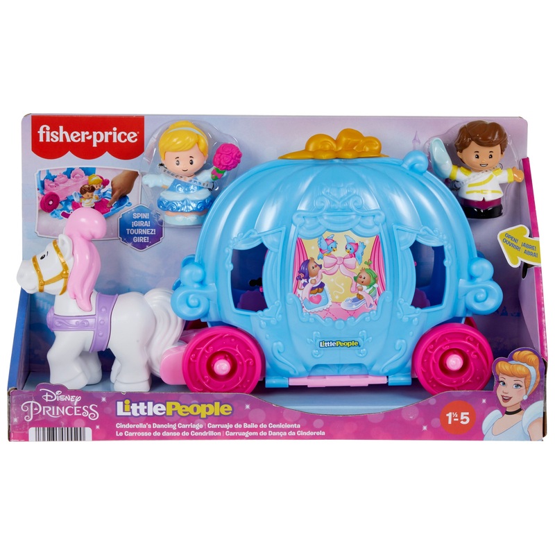 Fisher-Price Little People Disney Princess Playset Cinderella's Dancing Carriage 8 Fisher-Price Little People Disney Princess Playset Cinderella's Dancing Carriage