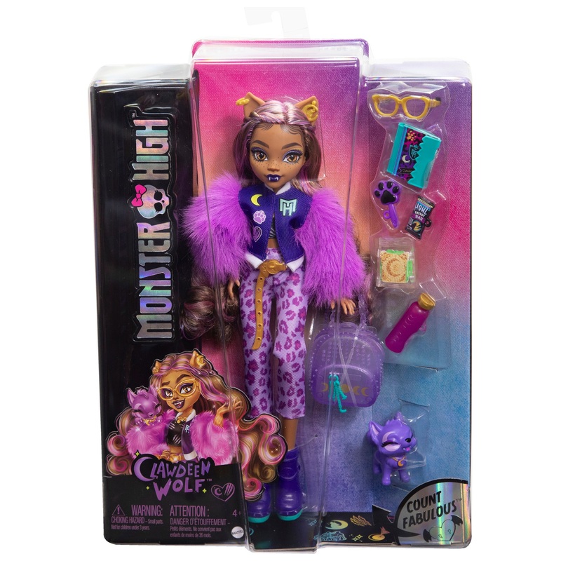 Monster High Doll Clawdeen Wolf with Pet 8 Monster High Doll Clawdeen Wolf with Pet