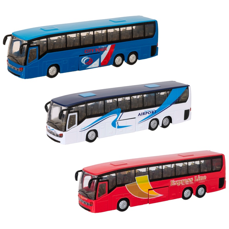Super Wheelz Diecast City Coach Bus Assortment