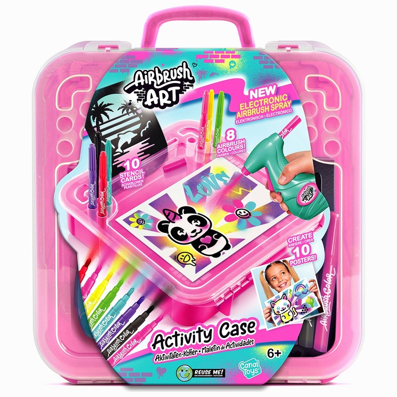 Airbrush Art Kawaii Activity Case 7 Airbrush Art Kawaii Activity Case