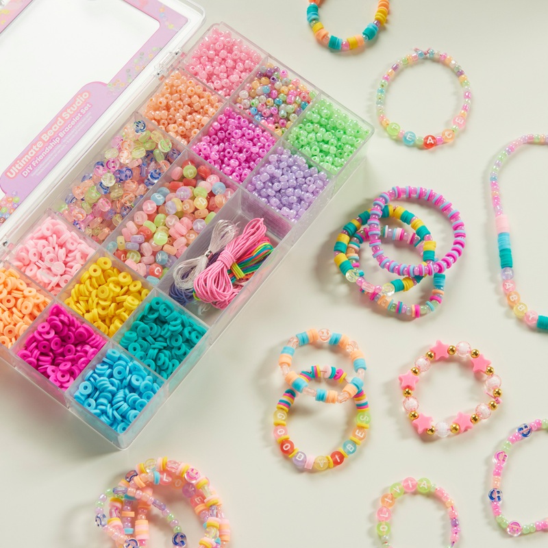 Ultimate Bead Studio Friendship Bracelet Kit 5,000 Pieces 4 Ultimate Bead Studio Friendship Bracelet Kit 5,000 Pieces