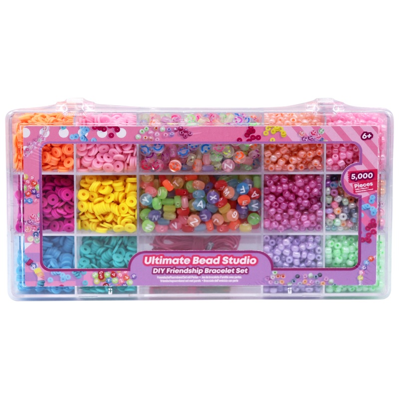 Ultimate Bead Studio Friendship Bracelet Kit 5,000 Pieces 8 Ultimate Bead Studio Friendship Bracelet Kit 5,000 Pieces