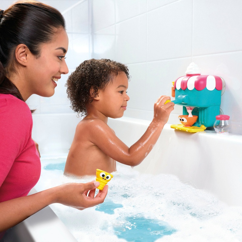 TOMY Toomies Foam Cone Factory Deluxe Bath Toy Set
